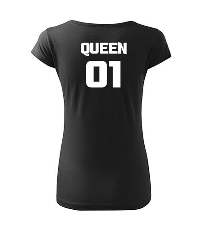 Tričko Queen dámské Barva textilu: Černá, Velikost oblečení: XS