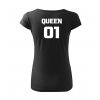 Gueen královna černé triko
