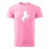 jednorožec dětské triko růžové