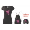 bad girl tričko černé set