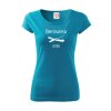 damske vodacke tricko berounka tyrkysove modra