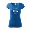 dámské vodácká tričko Odra 2023 azurova modra