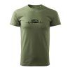 pánské tričko ekg caravan khaki