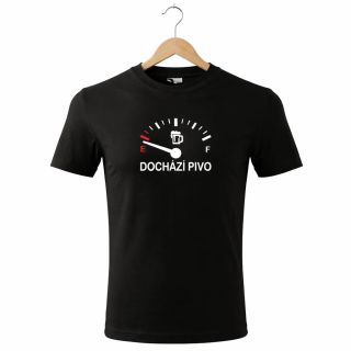 🍻 POZOR! Dochází pivo! 🍻 Kritická situace vyžaduje okamžité řešení… nejlépe další rundu 😄 Tričko pro všechny pivaře, kteří...