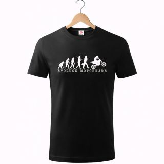 🏍️ Pánské tričko – Evoluce motorkáře (Cross) Pro všechny, kteří milují hlínu, skoky, adrenalin a ten pocit, když se...
