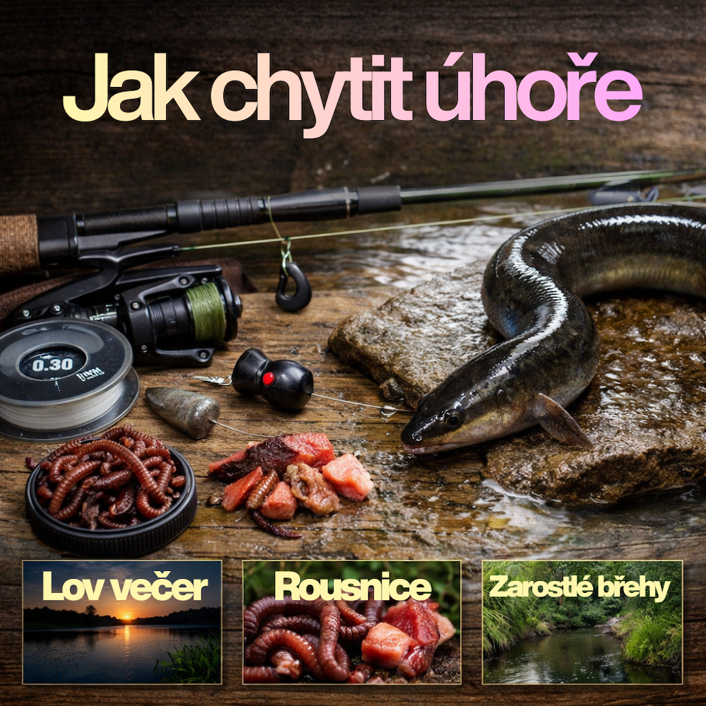 Jak nejlépe chytit úhoře
