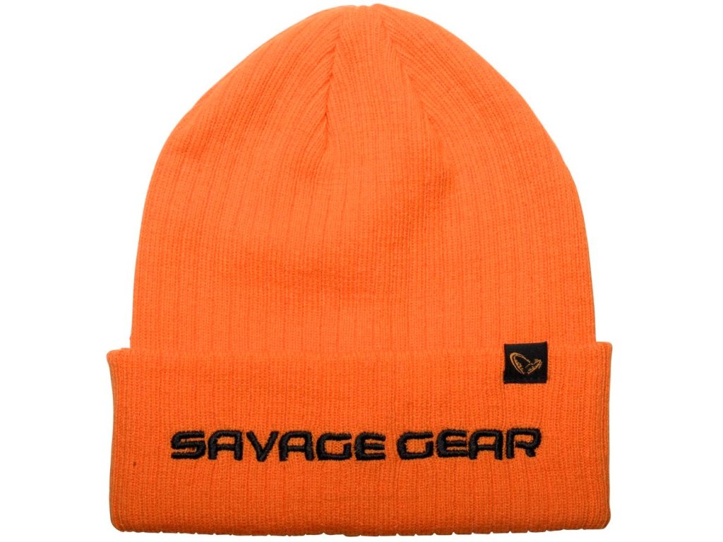 Savage Gear Čepice Fold Up Beanie One Size Sun Orange