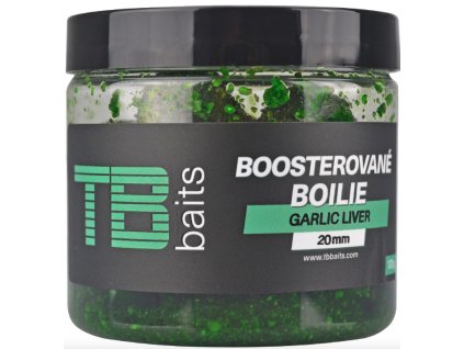 TB Baits Boosterované Boilie Garlic Liver 120 g