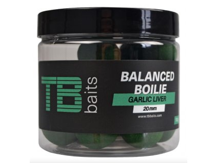 TB Baits Vyvážené Boilie Balanced + Atraktor Garlic Liver 100 g