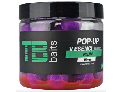 TB Baits Plovoucí Boilie Pop-Up Plum + NHDC 65 g