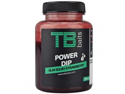 TB Baits Power Dip GLM Squid Strawberry 150 ml