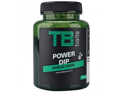 TB Baits Power Dip Garlic Liver 150 ml