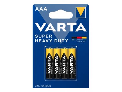 VARTA baterie Super Heavy Duty AAA, 4ks