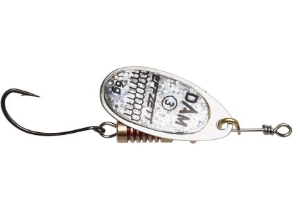 Dam Třpytka Effzett Spinner With Single Hooks Sinking Reflex Silver