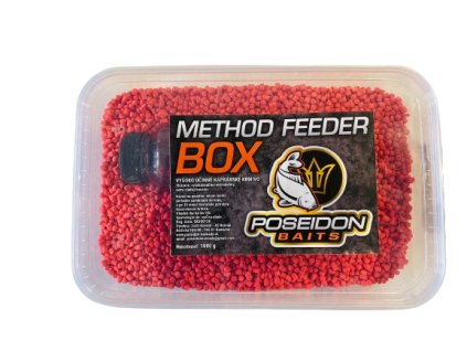 Poseidon Baits Method feeder box 1kg + booster
