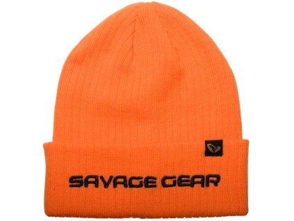 Savage Gear Čepice Fold Up Beanie One Size Sun Orange