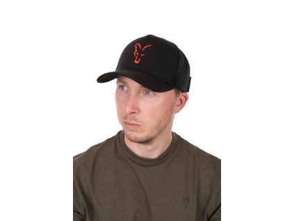 Fox Kšiltovka Collection Trucker Cap Black Orange