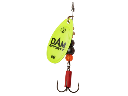 DAM Třpytka Effzett Fluo Spinner Yellow