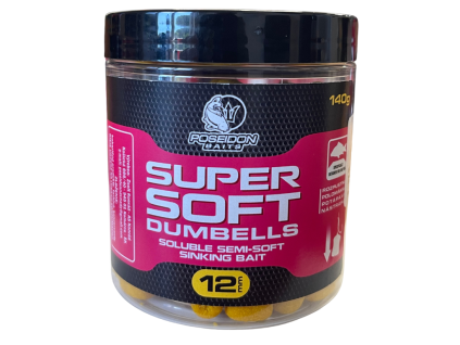 Poseidon Baits SUPER SOFT Dumbells 12mm 140g