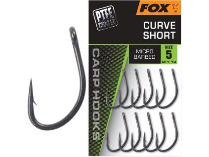 Fox Háčky Curve Shank Short 10 ks