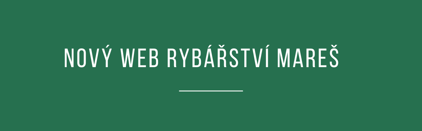 Nový web Rybářství Mareš