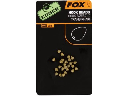 Fox Zarážky Na Háček Edges Hook Bead 7-10 Khaki 25ks