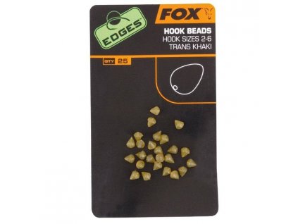 Fox Zarážky Na Háček Edges Hook Bead - Size 2-6 Khaki