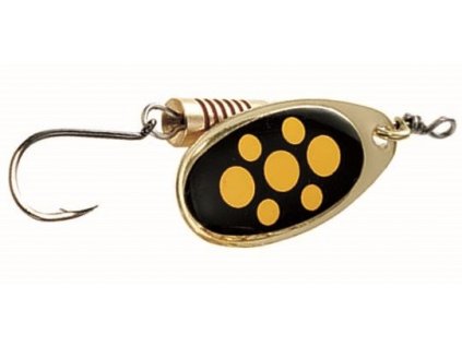 dam trpytka effzett spinner with single hooks sinking blacky