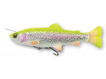 Savage Gear Gumová Nástraha 4D Linethru Pulsetail Trout Slow Sink Lemon Trout 16 cm 51 g