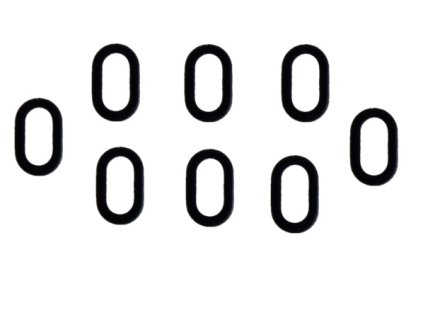 Extra Carp Oválné Kroužky Oval Rig Rings