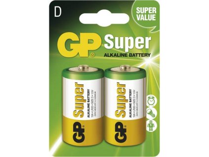 Baterie alkaická GP Super D