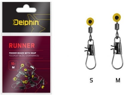 delphin prujezd s karabinkou runner 10 ks