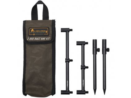 prologic set vidlicek a hrazd avenger rod buzz bar kits carrycase 2
