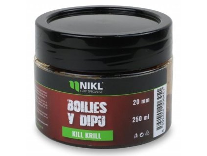 nikl boilies v dipu kill krill 250 g (3)