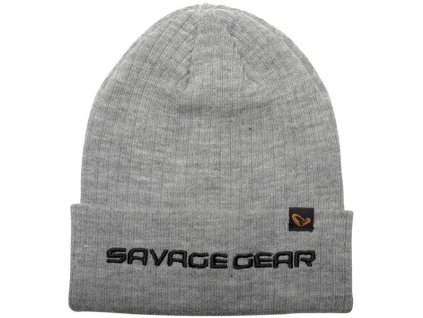 savage gear cepice fold up beanie one size light grey melange