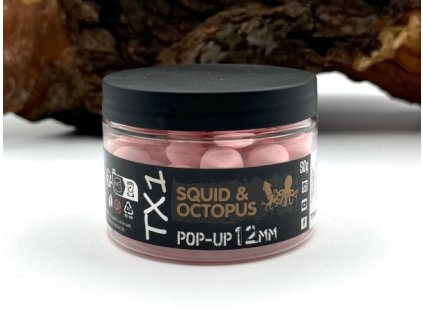 Shimano Plovoucí boilie TX1 Pop-Up Squid & Octopus 12mm/50g