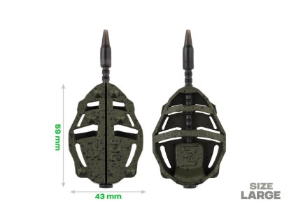 zfish sada method feeder spider large set 70 80g formicka