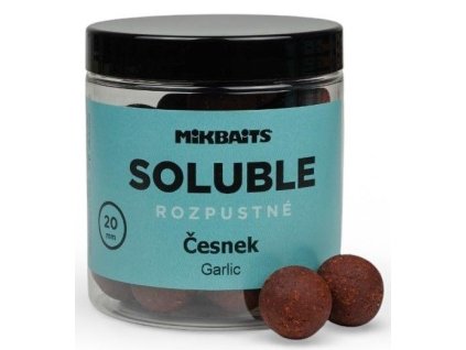 mikbaits rozpustne boilie soluble cesnek 250 ml