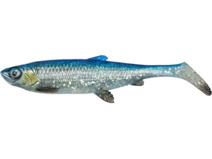 savage gear gumova nastraha 3d herring shad v2 blue silver