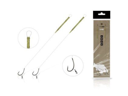 delphin navazec theend d rig 20 cm 17 lb 2 ks