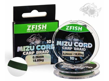 zfish snurka mizucord carp braid line 10 m