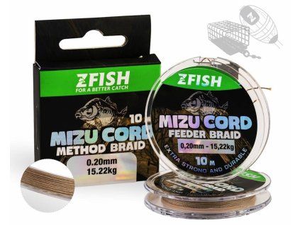 zfish snurka mizucord method feeder braid 10 m