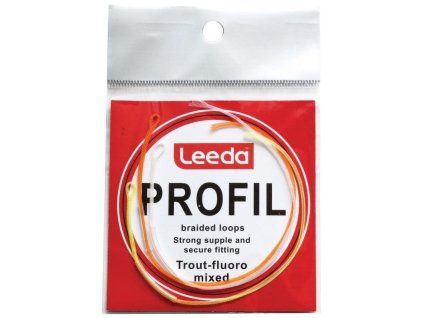 leeda rychlospojky profil braided loops trout flouro mixed 3 ks