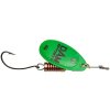 dam trpytka effzett spinner with single hooks sinking green