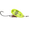 dam trpytka effzett spinner with single hooks sinking yellow