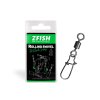 zfish obratlik s karabinou rolling swivel fastlock snap