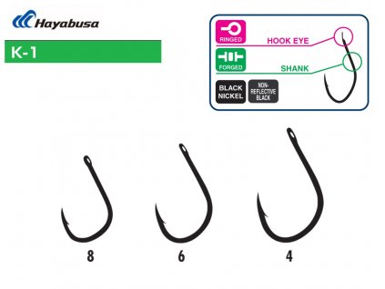 Boiliesový speciál háčky Hayabusa K1 - 10ks