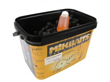 Mikbaits Classic Halibut pelety 16mm 2,5kg + 100ml Lososový olej