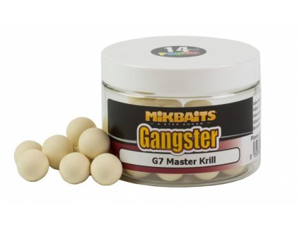 PLOVOUCÍ BOILIE MIKBAITS GANGSTER POP-UP G7 MASTER KRILL 14MM/150ML