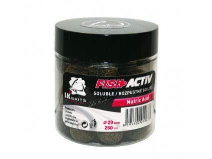LK BAITS BOILIES FISH ACTIV NUTRIC ACID 250ML, 20MM